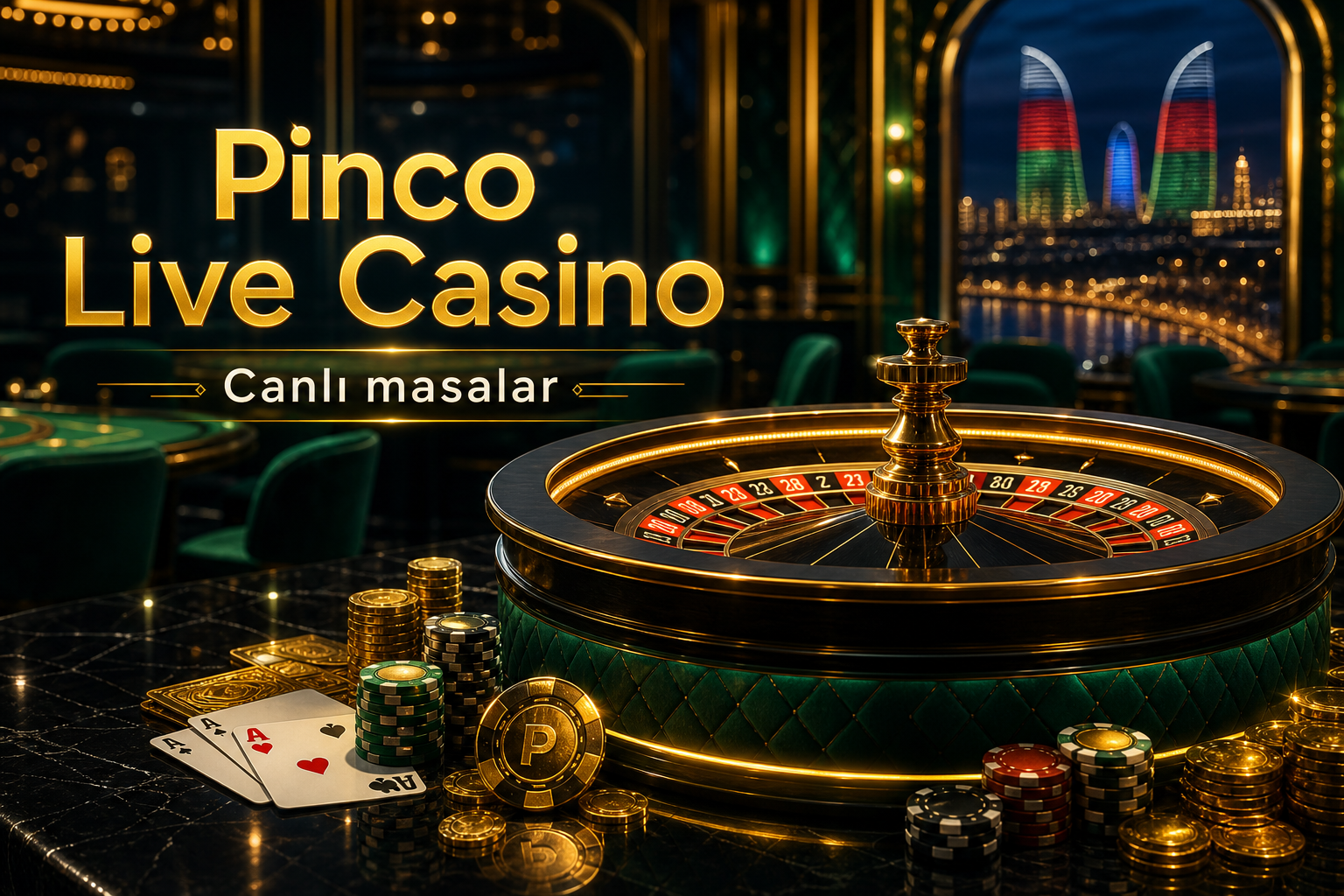 Pinko live casino lobbisində canlı masa oyunları